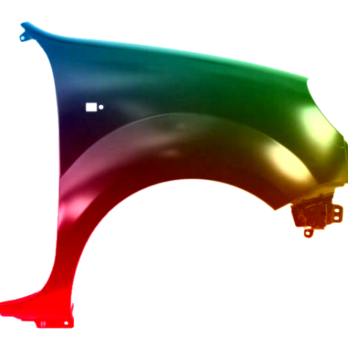 Spatbord Renault Kangoo rechts gespoten in gewenste kleur 2003-2008 NIEUW