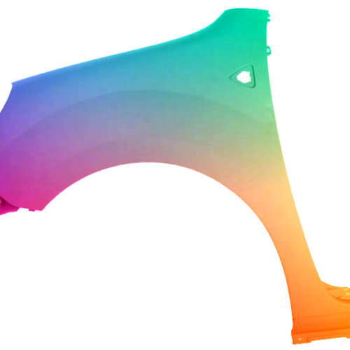 Spatbord Renault Kangoo links gespoten in gewenste kleur 2008-2015 NIEUW