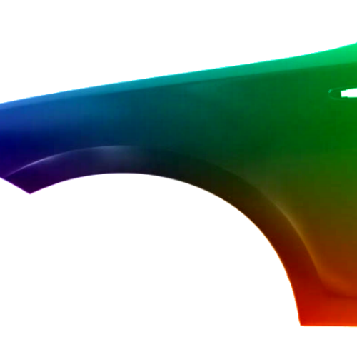 Voor BMW E81 E82 E87 E88 04-13 MUDFLOWER FRONT LINKS GESPUIT IN 354 NIEUW