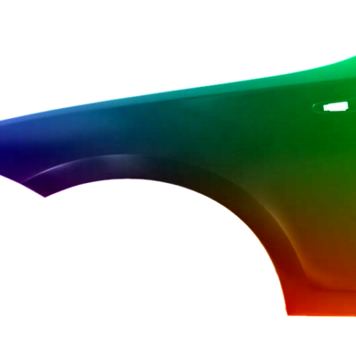 Voor BMW E81 E82 E87 E88 04-13 Spatbord links, gespoten in uw kleur naar keuze