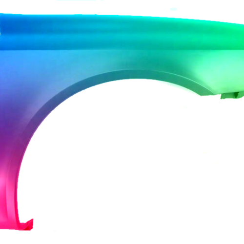 Spatbord Renault Laguna II rechts gespoten in gewenste kleur 2005-2007 NIEUW