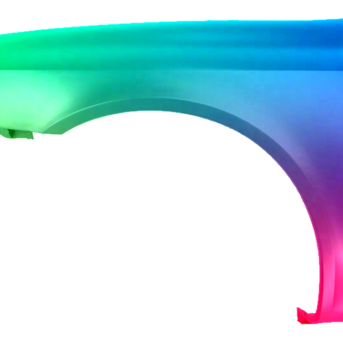 Spatbord Renault Laguna II links gespoten in gewenste kleur 2005-2007 NIEUW