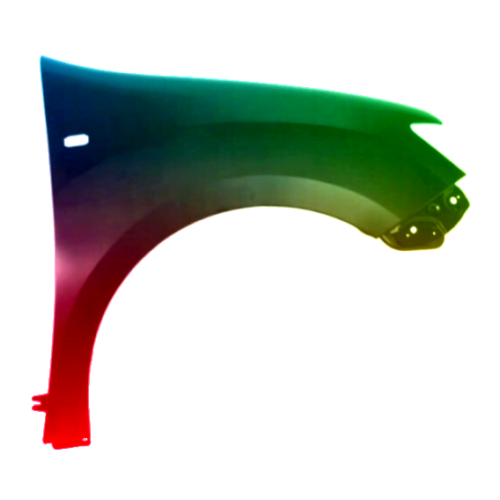 Spatbord Renault Logan rechts gespoten in gewenste kleur 2012-2021 NIEUW