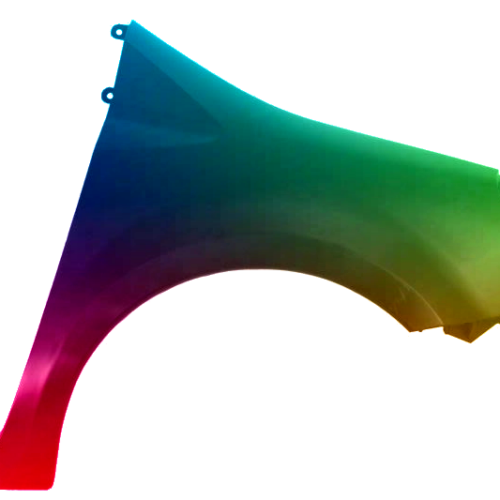 Spatbord Renault Modus rechts gespoten in gewenste kleur 2004-2012 NIEUW