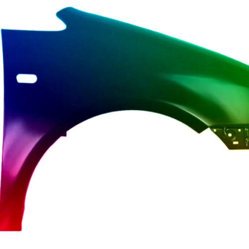 Voor VW CADDY 04-10 FRONT RIGHT Spatbord IN DE KLEUR VAN UW KEUZE GEPASTEERD NIEUW