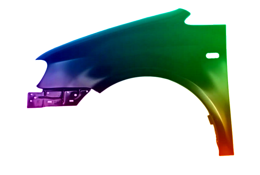 Voor VW CADDY 04-10 MUDFLOWER LINKS GESPOTEN IN LD5Q NIEUW - Afbeelding 2