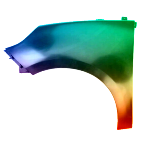 Spatbord Renault Scenic III links gespoten in gewenste kleur 2009-2011 NIEUW