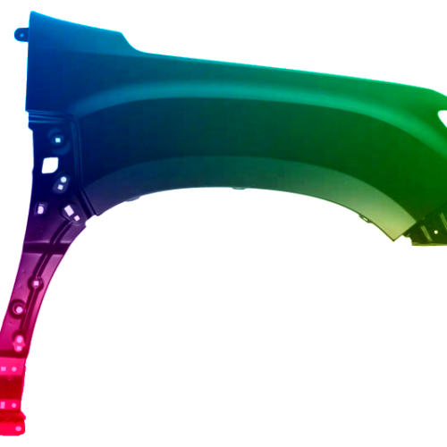 Voor Dacia Duster vanaf 2017- Spatbord rechts gespoten in de gewenste kleur