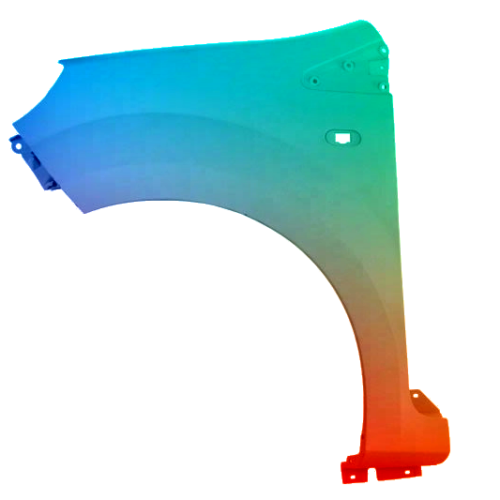 Spatbord Renault Twingo II links gespoten in gewenste kleur 2007-2014 NIEUW