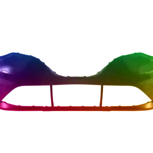 Renault Clio V voorbumper gespoten in de gewenste kleur vanaf 2019 NIEUW