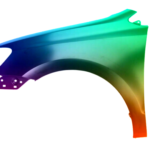 Voor VW Polo 6R 09-17 Spatbord linksvoor gespoten in kleur naar keuze