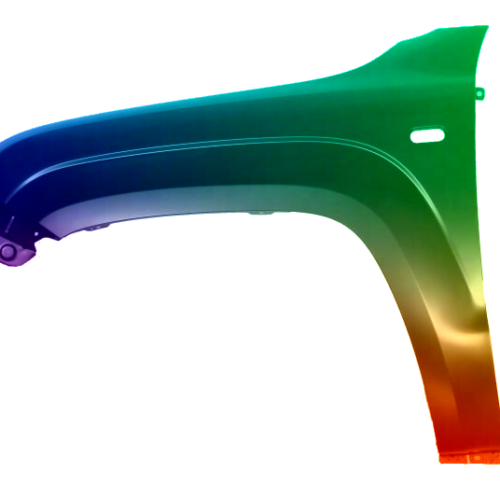 Voor VW Amarok 2010-2017 FRONT Spatbord LINK GEPASTEERD IN DE KLEUR VAN UW KEUZE