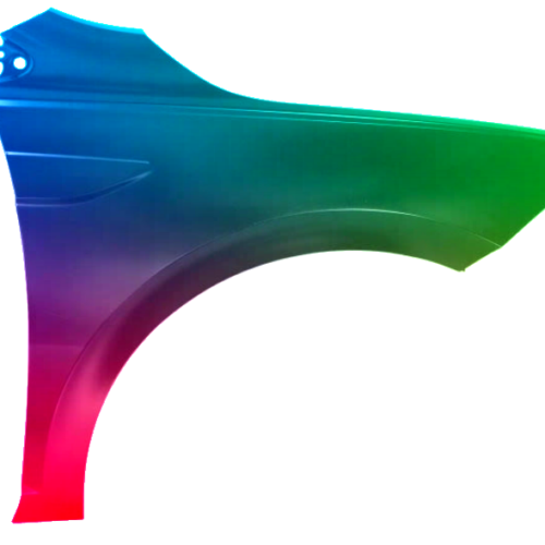 Voor VW Polo AW vanaf 2017 FRONT RIGHT Spatbord GEPLAATST IN DE KLEUR VAN UW KEUZE