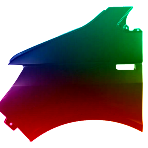 Voor VW Transporter T6 vanaf 2015 Spatbord linksvoor, gespoten in de kleur van uw keuze