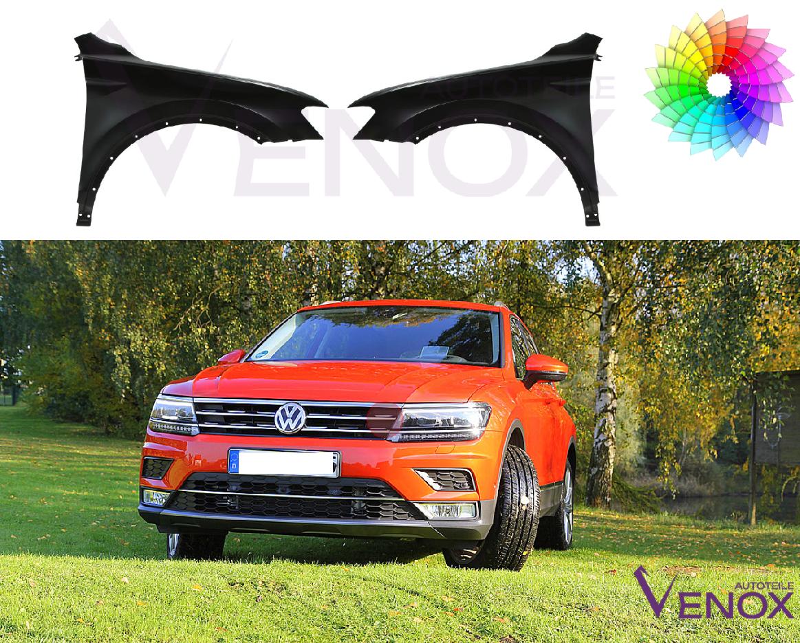 Voor VW Tiguan 16-20 Spatbord linksvoor gespoten in de gewenste kleur - Afbeelding 2