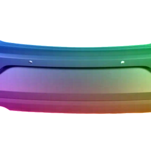 Voor VW Polo 6R 2014-2017 PDC achterbumper gespoten in de gewenste kleur