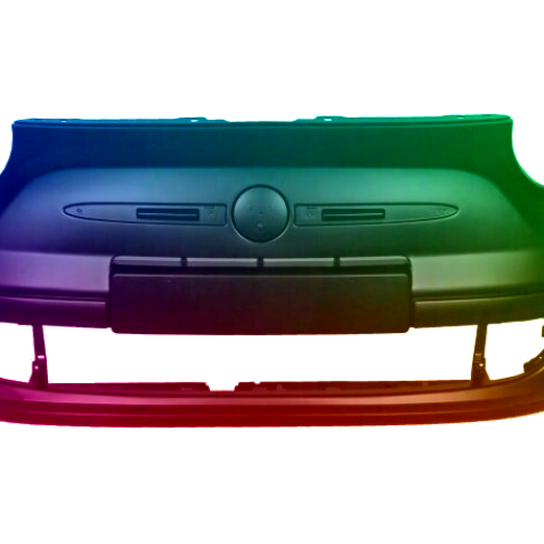 Voor Fiat 500 (312) 07-15 Voorbumper gespoten in de gewenste kleur NIEUW