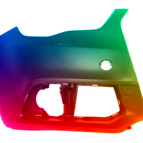 Voor Audi A1 2010-2015 SRA bumper rechtsvoor gespoten in gewenste kleur NIEUW