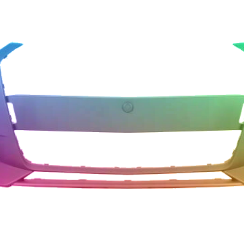 Voor Audi A1 2014-2018 PDC voorbumper gespoten in de gewenste kleur NIEUW