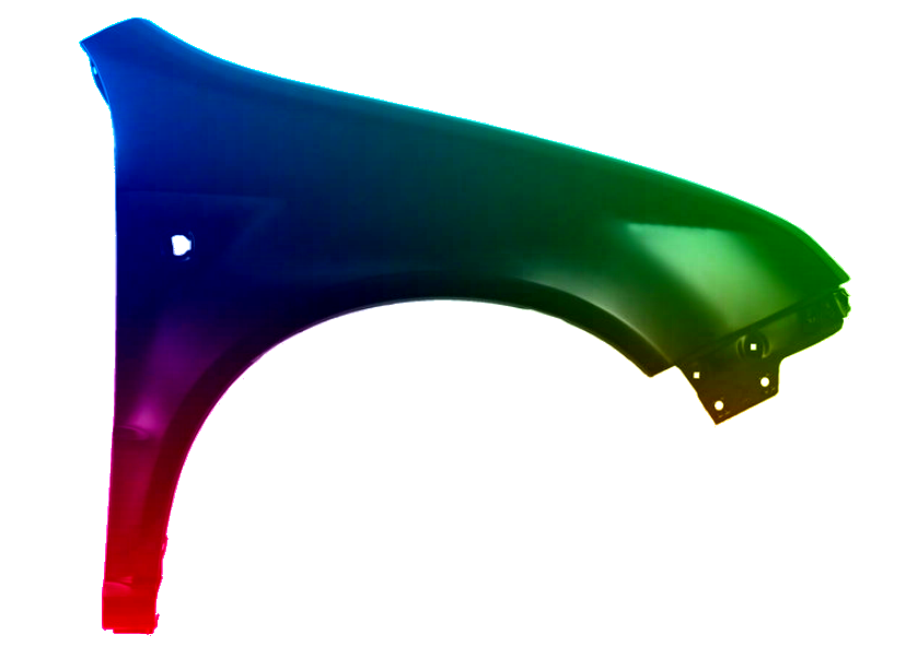 Voor Skoda Fabia 6Y 00-07 FRONT RIGHT Spatbord IN 9901 LF7V NIEUW GEPLAATST - Afbeelding 2