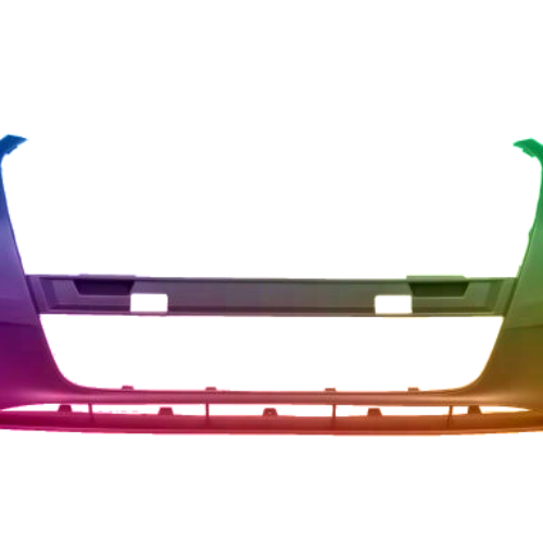 Voor Audi A3 8V 2012-2016 SRA PDC voorbumper gespoten in gewenste kleur NIEUW