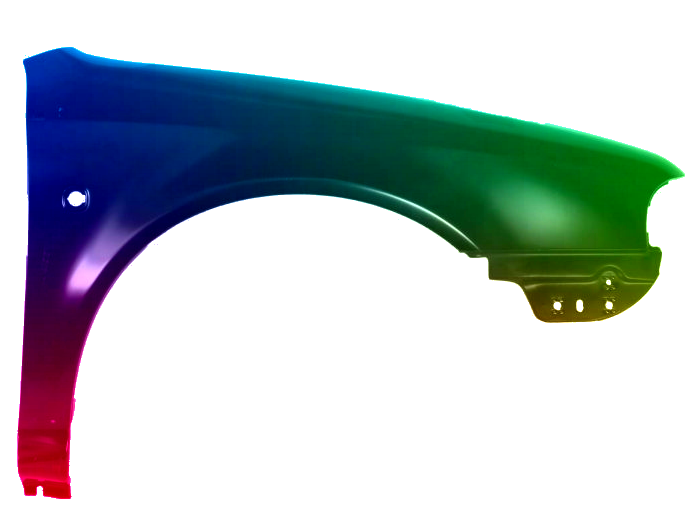 Voor Skoda Octavia 1U 97-10 FRONT RIGHT Spatbord IN 9151 LF7U gespoten NIEUW - Afbeelding 2