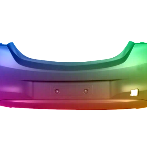 Voor Opel Corsa E 2015-2019 Achterbumper gespoten in de gewenste kleur