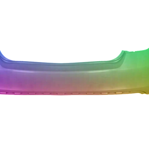 Voor Skoda Rapid vanaf 2012 PDC achterbumper gespoten in de gewenste kleur