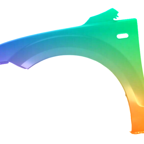 Voor spatbord Ford Focus MK2 04-08 Rechts GEPASTEERD IN DE KLEUR VAN UW KEUZE