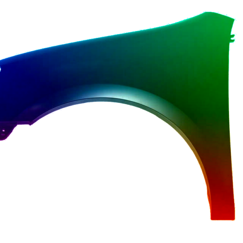 Spatbord voor VW GOLF VI 08-16 Rechts gespoten in de gewenste kleur