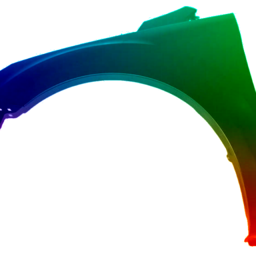 Spatbord links voor Ford Focus MK2 08-12 Gespoten in gewenste kleur