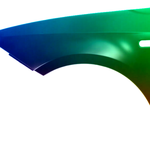 Spatbord links voor Seat Ibiza 6J 09-17 Gespoten in de gewenste kleur