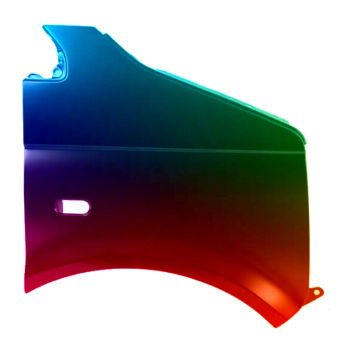 Voor VW T5 03-15 FRONT RIGHT Spatbord GEPASTEERD IN DE KLEUR VAN UW KEUZE