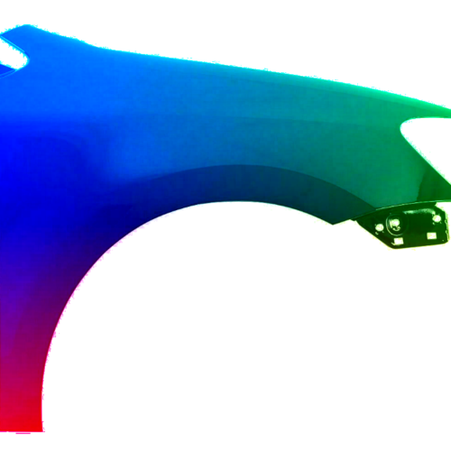 Voor VW POLO 6R 09-17 Spatbord rechtsvoor gespoten in LD7P NIEUW