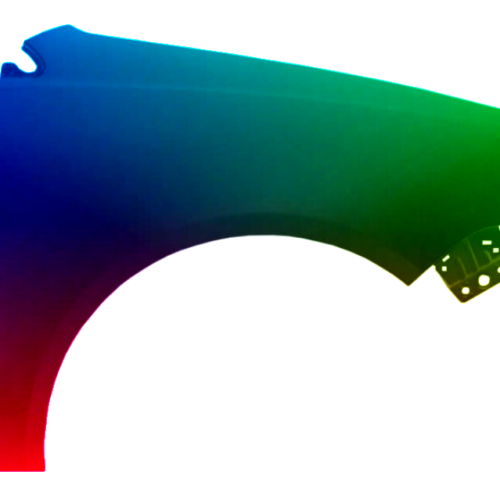 Voor VW POLO 9N 05-09 Spatbord voor rechts/links gespoten in de kleur van je keuze