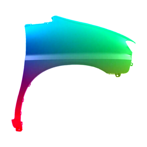 Spatbord rechts voor Hyundai H1 1998-2008 Gespoten in de gewenste kleur