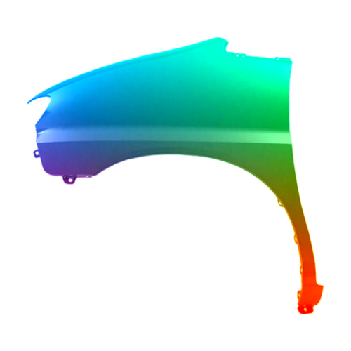 Spatbord links voor Hyundai H1 1998-2008 Gespoten in gewenste kleur