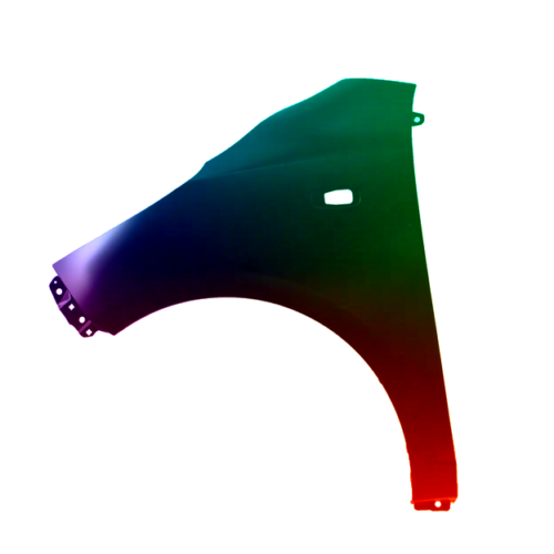 Spatbord links voor Hyundai I10 2008-2011 Gespoten in gewenste kleur