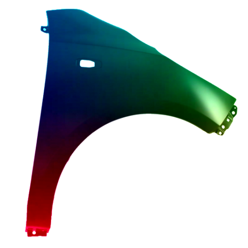 Spatbord rechts voor Hyundai I10 2008-2011 Gespoten in gewenste kleur