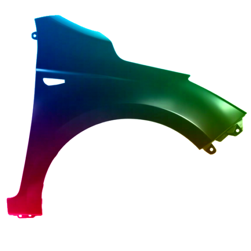 Spatbord rechts voor Hyundai I20 2012-2014 Gespoten in de gewenste kleur