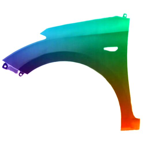 Spatbord links voor Hyundai I20 2014-2020 Gespoten in de gewenste kleur