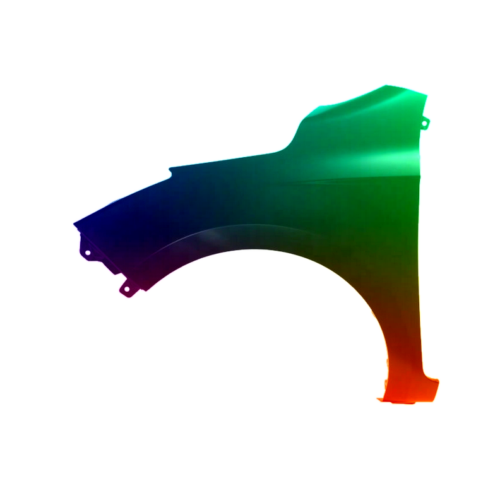 Spatbord links voor Hyundai I20 2012-2014 Gespoten in gewenste kleur