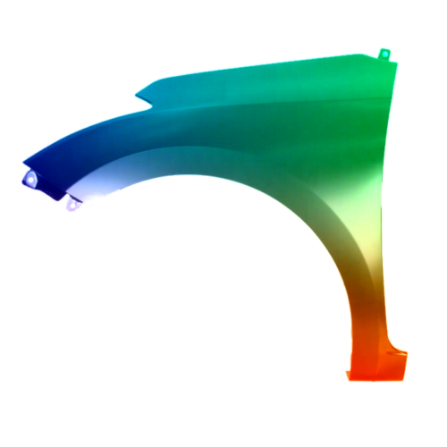 Spatbord links voor Hyundai I20 2014-2020 Gespoten in de gewenste kleur