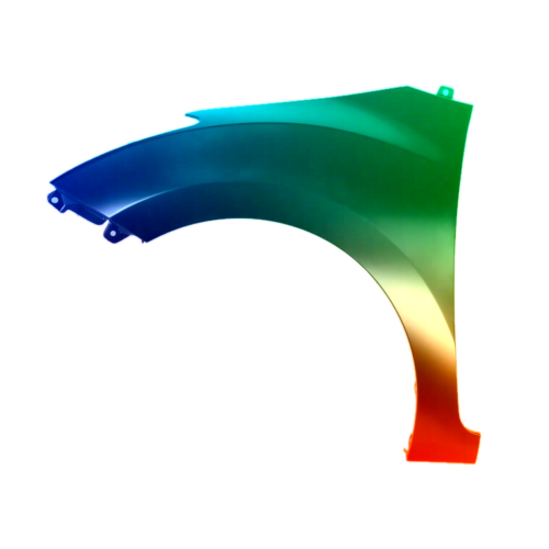 Spatbord links voor Hyundai I30 2007-2012 Gespoten in gewenste kleur