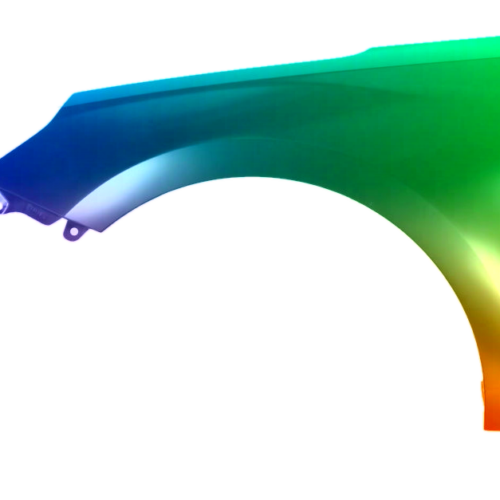 Spatbord links voor Hyundai I30 2016 gespoten in gewenste kleur