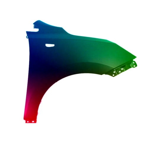 Spatbord rechtsVoor Hyundai IX35 2009-2015 Gespoten in de gewenste kleur