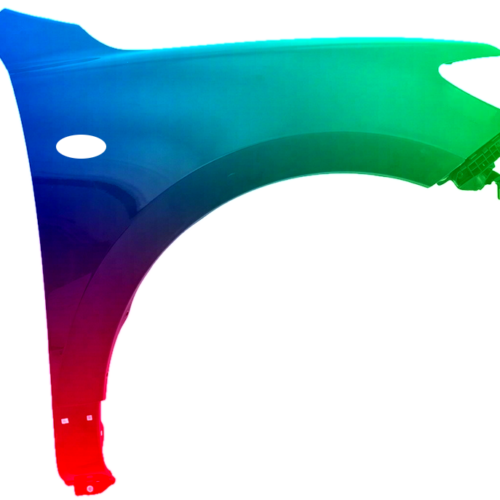Spatbord rechts voor Hyundai IX35 2006-2009 Gespoten in de gewenste kleur