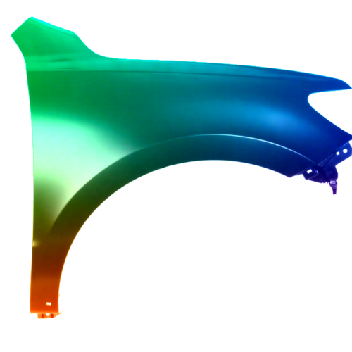 Spatbord rechts voor Hyundai Santa Fe (CM) 2009-2012 Gespoten in de gewenste kleur