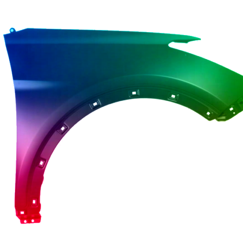 Spatbord rechts voor Hyundai Santa Fe (DM) 2012-2018 Gespoten in de gewenste kleur