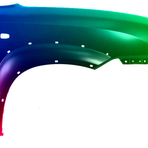 Spatbord rechts Voor Hyundai Tucson (JM) 2004-2009 Gespoten in gewenste kleur